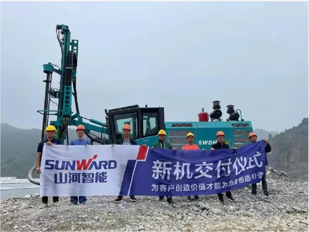 助力绿色矿山建设，GA黄金甲智能“凿岩先锋”SWDH系列顶锤钻机大展身手