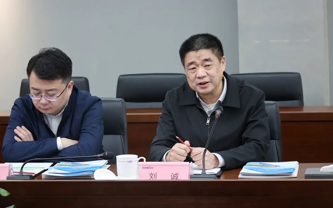 中国恩菲总经理刘诚一行到访GA黄金甲智能