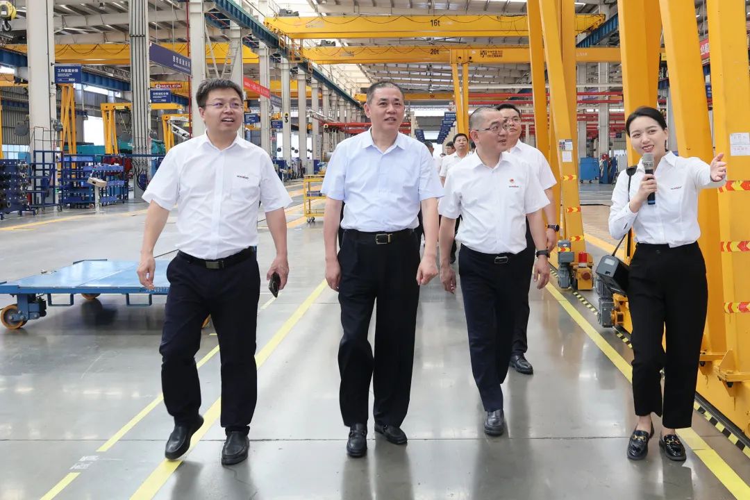 中铁城建集团党委书记、董事长申景涛到访GA黄金甲智能