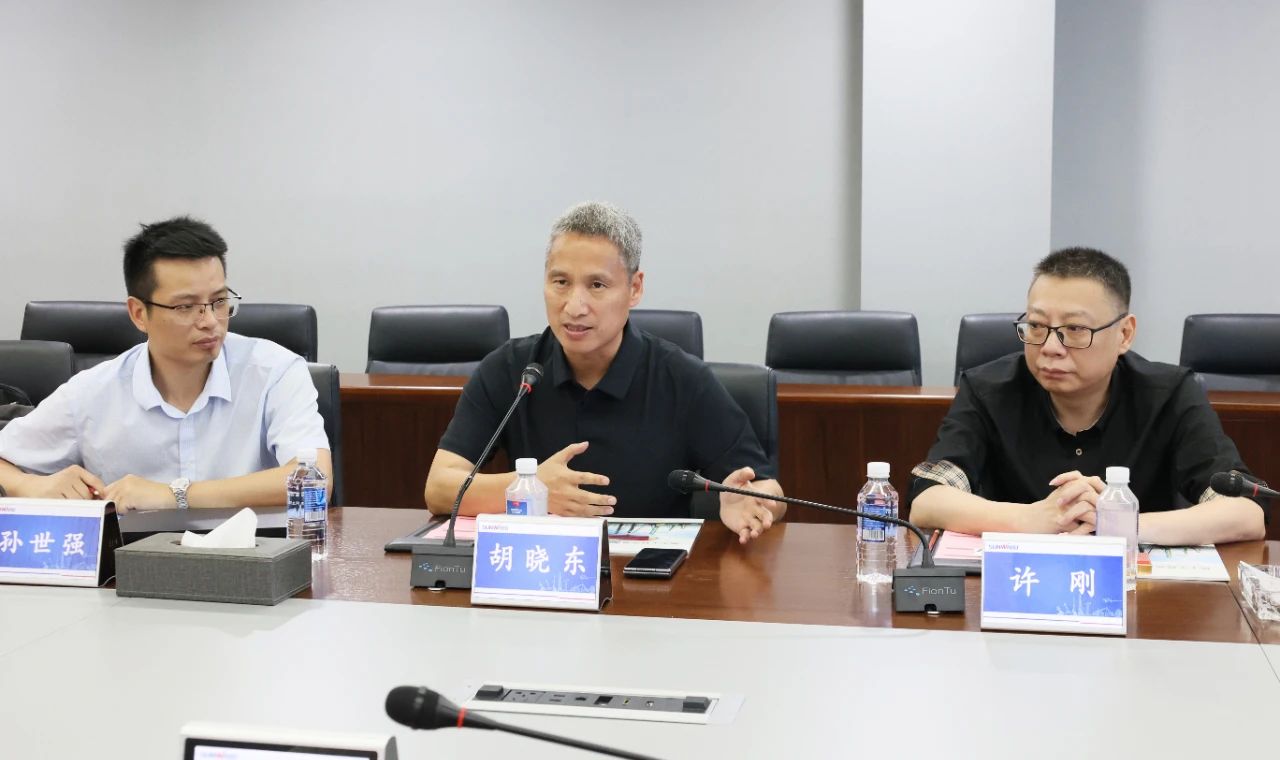 永青科技集团董事长胡晓东带队到访GA黄金甲智能