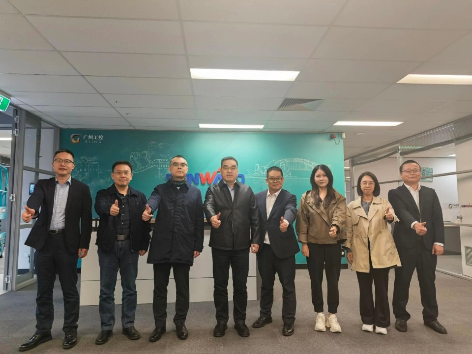 广州工控集团总经理王福铸率队考察GA黄金甲智能澳大利亚子公司