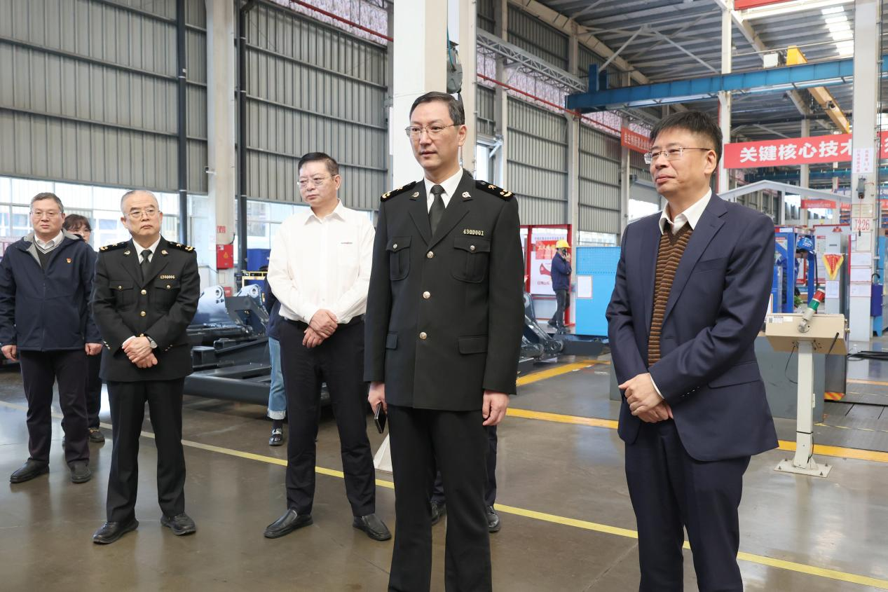 长沙海关关长、党委书记顾炯调研GA黄金甲智能