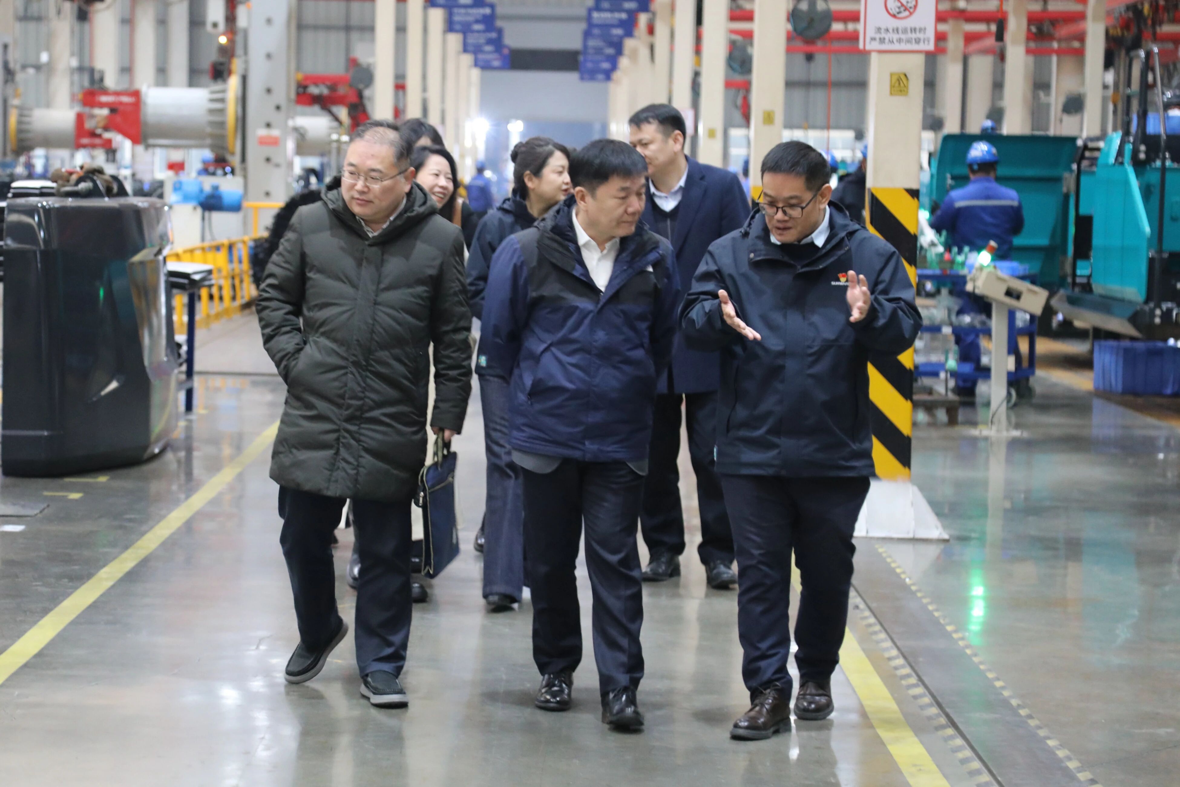 中国出口信用保险公司湖南分公司负责人蔡旺到访GA黄金甲智能