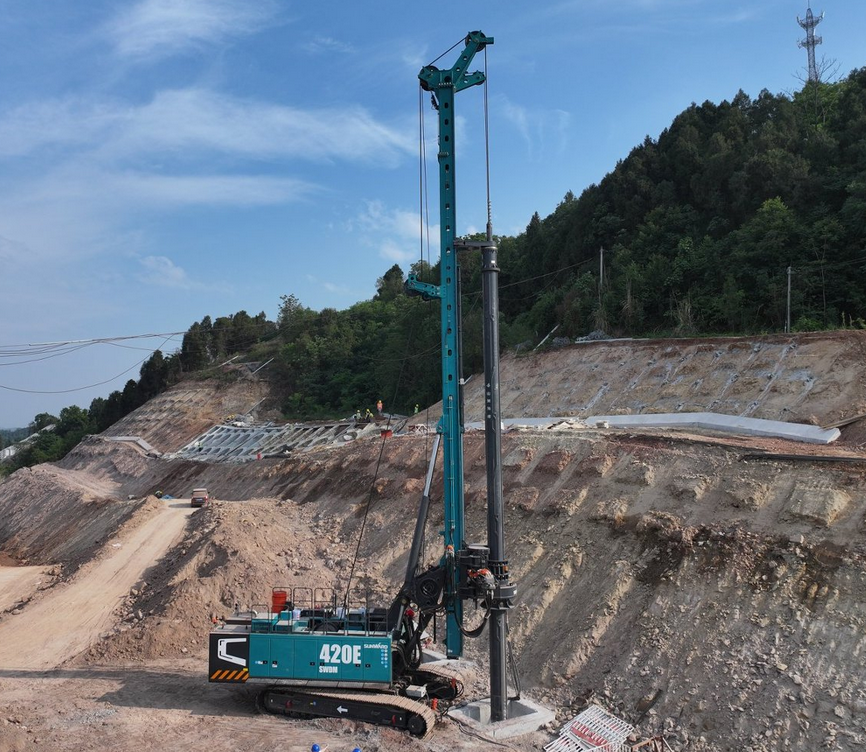 直击施工一线，GA黄金甲智能增程式旋挖钻机实力助建国家重点工程